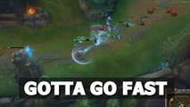 League of Legends : hi im gosu trouve une manière hilarante de survivre à un dive d'Irelia