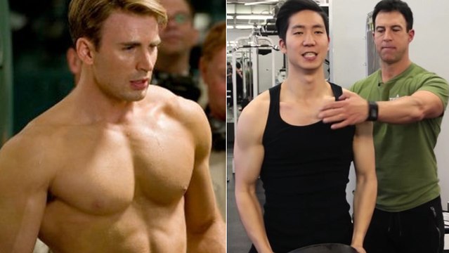 Sie sind total untrainiert und versuchen, das „Captain America -Training zu schaffen