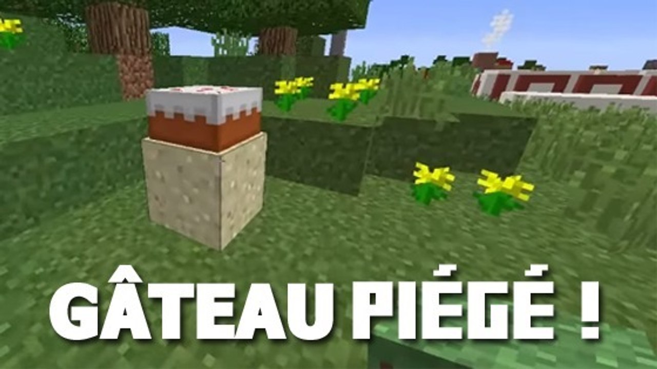 Minecraft : un joueur nous montre comment préparer un gâteau piégé pour ses ennemis