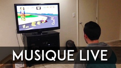 Mario Kart 64 : quand des musiciens jouent en live pendant une partie !