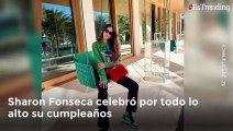 Al estilo mexicano: Gianluca Vacchi sorprendió a Sharon Fonseca con mariachis en su cumpleaños