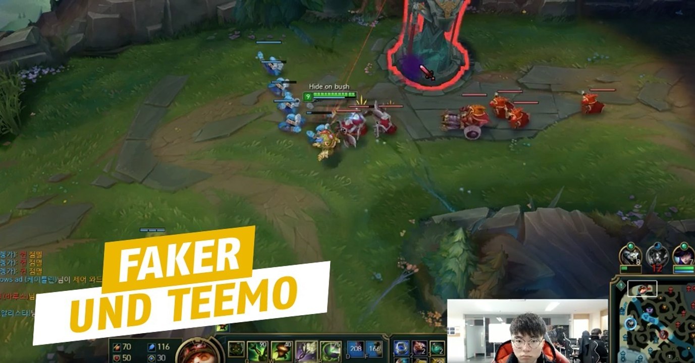 League of Legends: Faker ist mit Teemo ein Monster