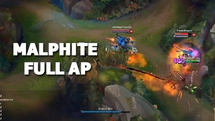 League of Legends : un joueur rend hommage à la puissance de Malphite AP