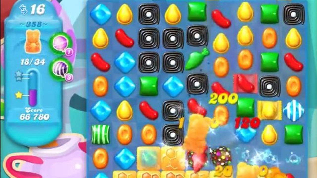 Candy Crush Soda niveau 358 : solution et astuces pour passer le level