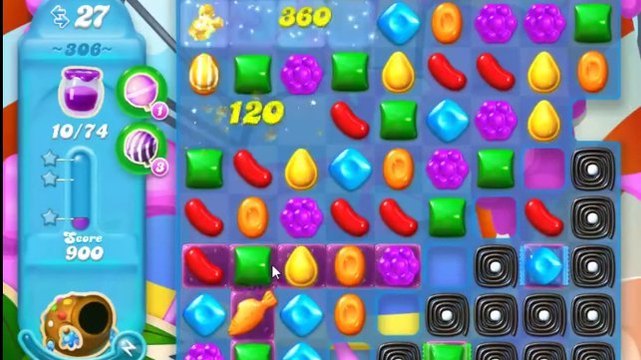 Candy Crush Soda niveau 306 : solution et astuces pour passer le level