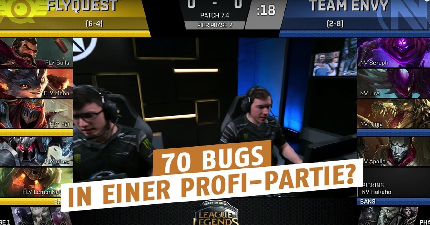 League of Legends: Ein Champion, 70 Bugs!