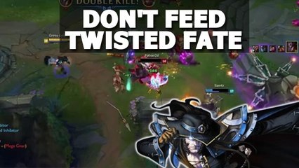 League of Legends : voilà ce qu'on peut faire quand on est fed avec Twisted Fate