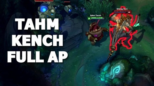 League of Legends : les dégâts d'un Tahm Kench full AP contre un chogath Full PV