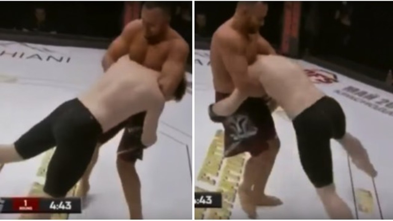 MMA: Ajimal Atalwal erfindet die „Helikopter Guillotine“ gegen Krzysztof Golaszewski