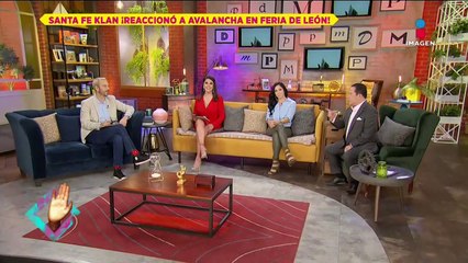 Santa Fe Klan reacciona a zafarrancho en su presentación en feria de León