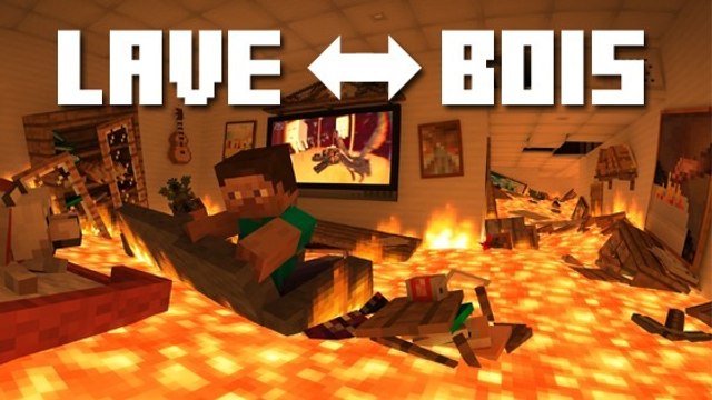 Minecraft : que se passerait-il si le bois et la lave étaient inversés ?