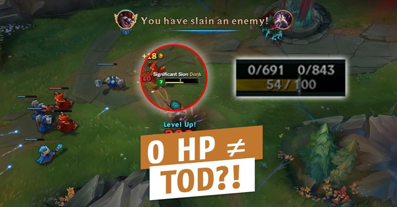 League of Legends: Offenbar könnt ihr auch mit 0 HP überleben