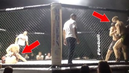 2-gegen-2-MMA-Kampf endet auf spektakuläre Weise