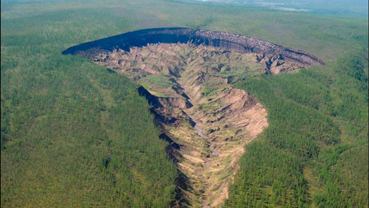 Der Krater von Batagaika: Das „Tor zur Hölle“, das in Sibirien wächst
