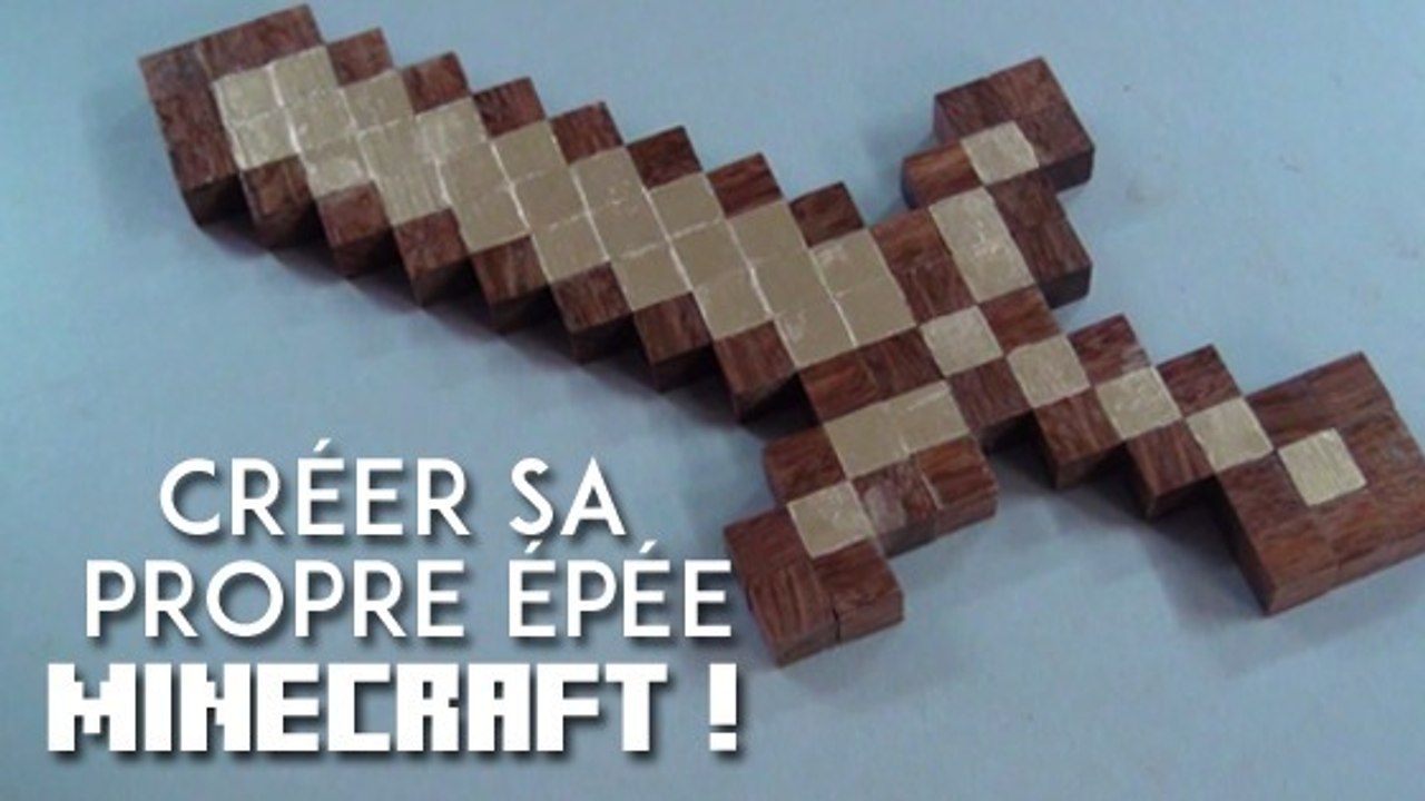 Minecraft : voilà comment créer une épée dans la vraie vie