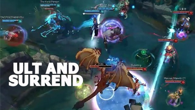 League of Legends : quand un ultime parfait fait instantanément surrend l'équipe adverse