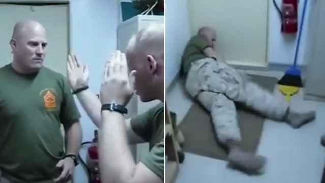 Marine demonstriert beeindruckende Technik für einen K. o.