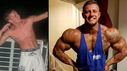 Der unglaubliche körperliche Wandel eines jungen Spargeltarzans