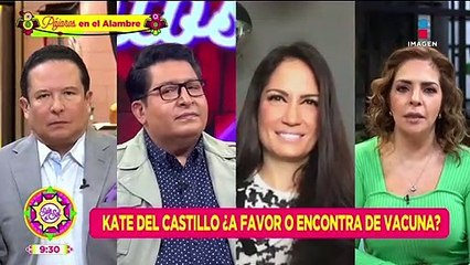 Kate del Castillo ha tratado de convencer a sus padres de vacunarse