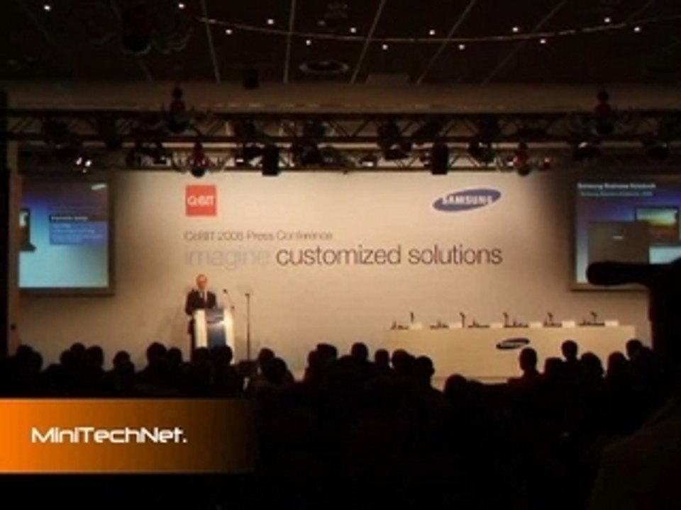 CeBIT 2008: Samsung press conference