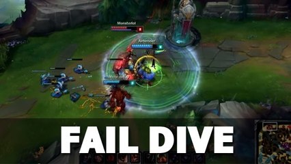 League of Legends : quand un fail dive se transforme en une escape épique
