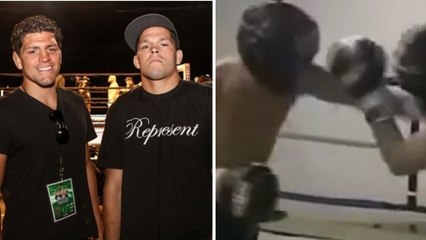 Nick und Nate Diaz boxen gegeneinander