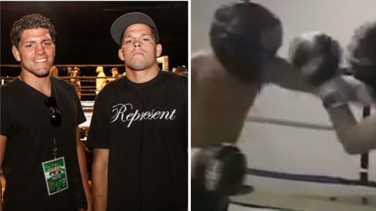 Nick und nate diaz boxen gegeneinander