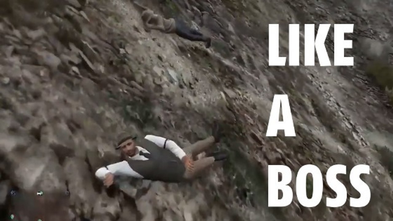 GTA 5 : quand un joueur dévale les montagnes avec beaucoup de classe