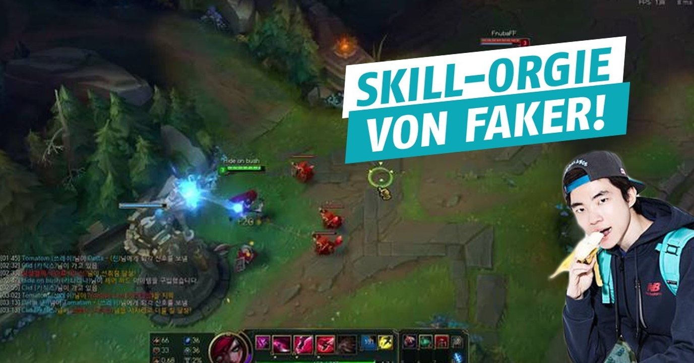 League of Legends: Augenschmaus! Ein Mix der schönsten Fluchtaktionen von Faker