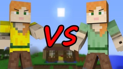 Minecraft : que se passerait-il si Alex devait affronter... Alex ?