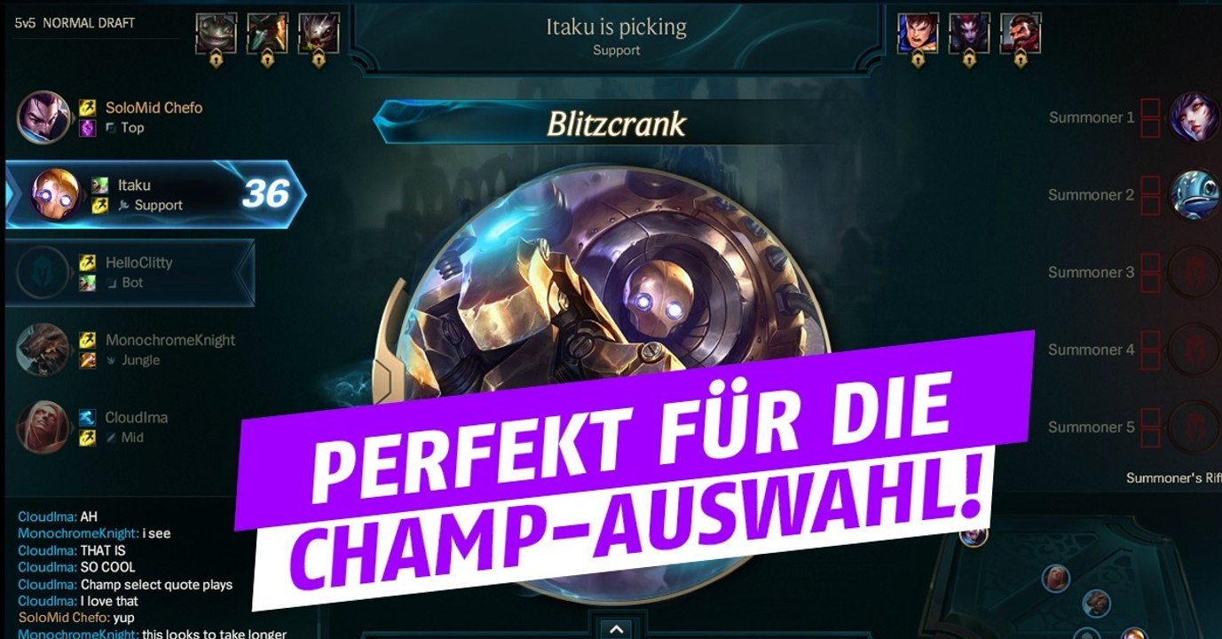 League of Legends: Diese neue Seite ist perfekt für die Auswahl der Champions