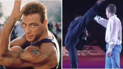 Jean-Claude Van Damme kämpft sogar im Anzug unglaublich gut