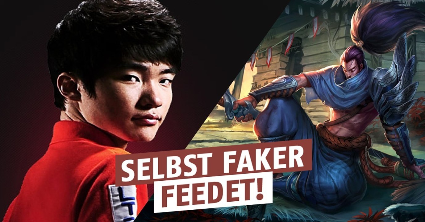 League of Legends: Selbst Faker feedet mit Yasuo