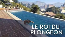 GTA 5 : quand Franklin s'entraîne pour les épreuves olympiques de plongeon