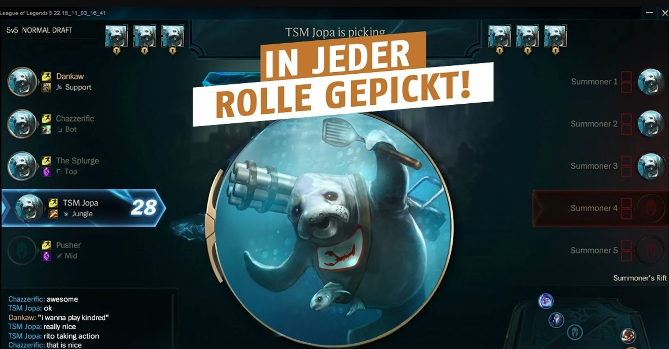 League of Legends: Dieser Champion hatte auf Wettkampfniveau schon jede Rolle