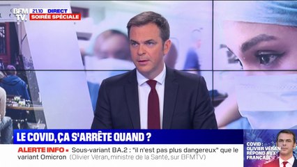 Olivier Véran: "Au moins un Français a contracté une forme de Covid depuis le début de la pandémie"