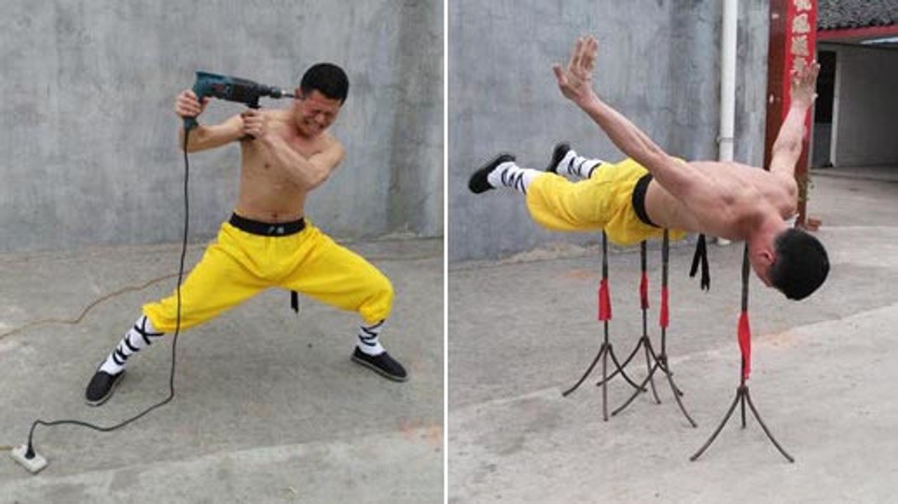 Zhao Rui ist ein Shaolin Mönch und seine Haut ist unzerstörbar: nichts kann sie durchstechen