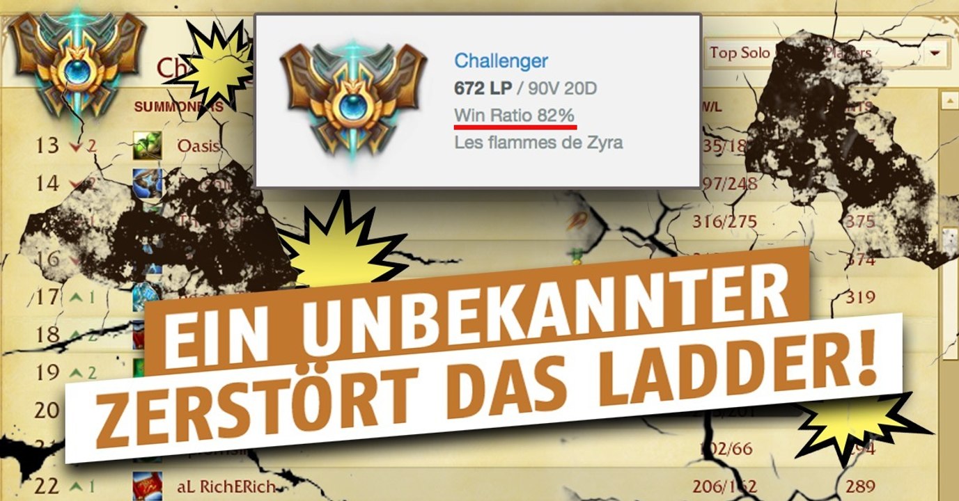 League of Legends: Mysteriöser Spieler nimmt alle EUW-Challenger auseinander