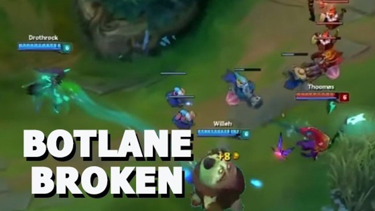League of Legends : voilà pourquoi la botlane Kalista Tahm Kench est la plus broken à l'heure actuelle