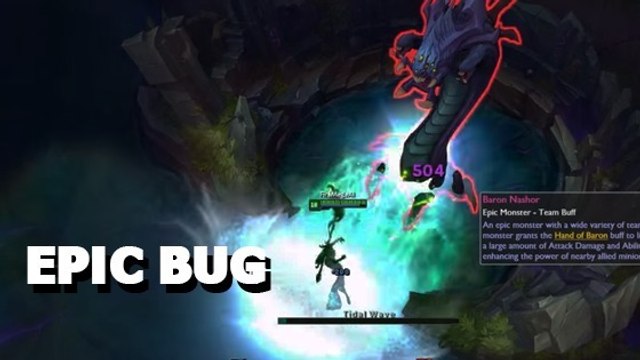 League of Legends : un bug épique permet à Nami de faire le Baron Nashor en solitaire