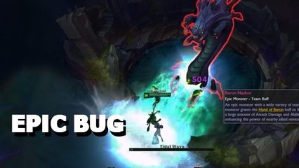 League of Legends : un bug épique permet à Nami de faire le Baron Nashor en solitaire