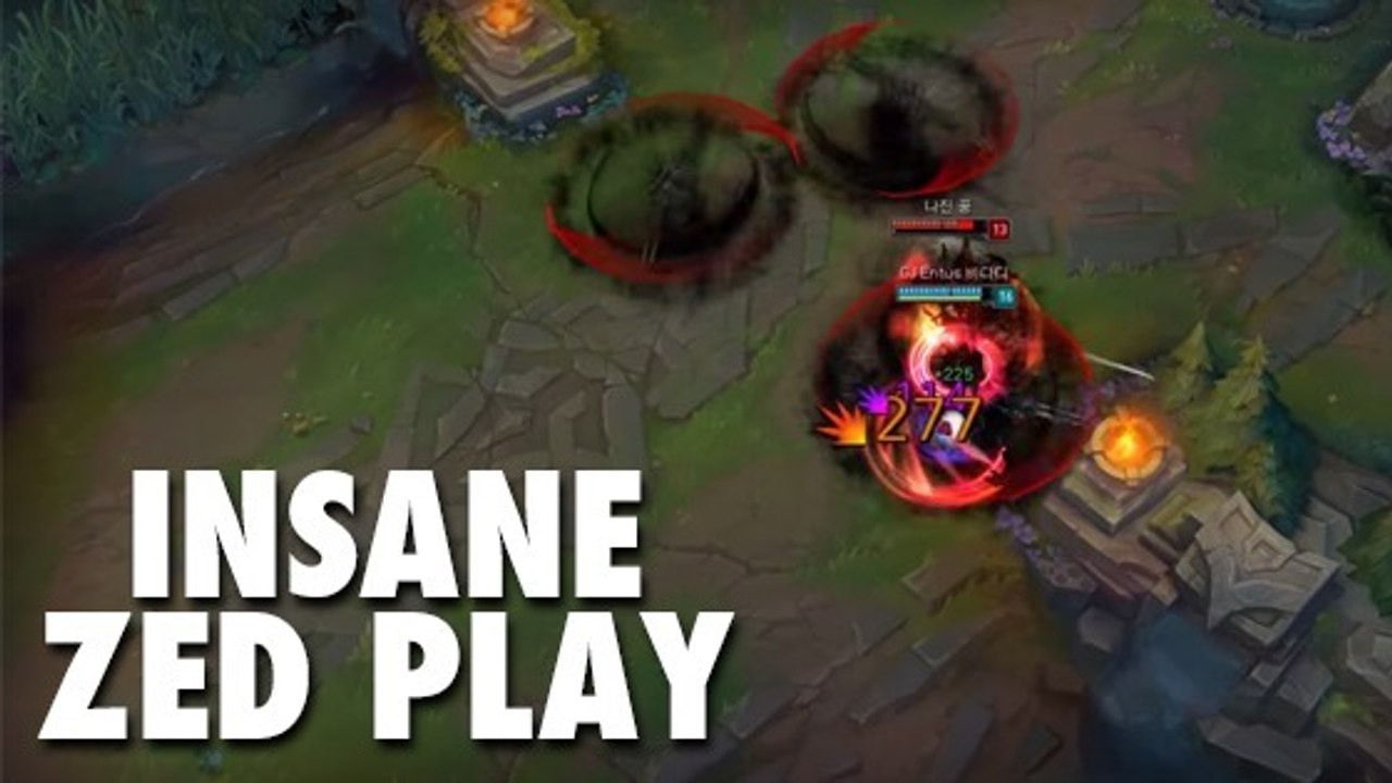 League of Legends : un joueur coréen réalise le move de l'année avec Zed