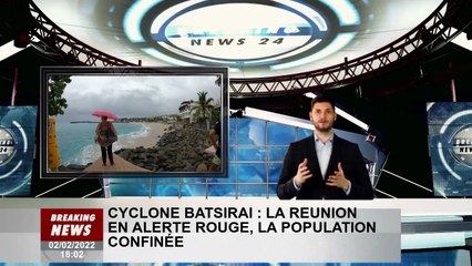 Ouragan Bazilai : Alerte rouge réunie, population limitée