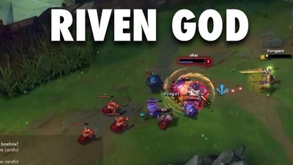 League of Legends : voici ce qu'un joueur est capable de faire quand il maîtrise Riven à la perfection