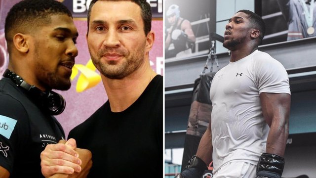 So explosiv trainiert Anthony Joshua vor seinem Kampf gegen Wladimir Klitschko!