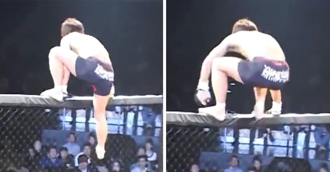 MMA: Kämpfer misslingt Salto