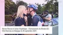 Marion Rousse et Julian Alaphilippe : instant détente le long des bateaux