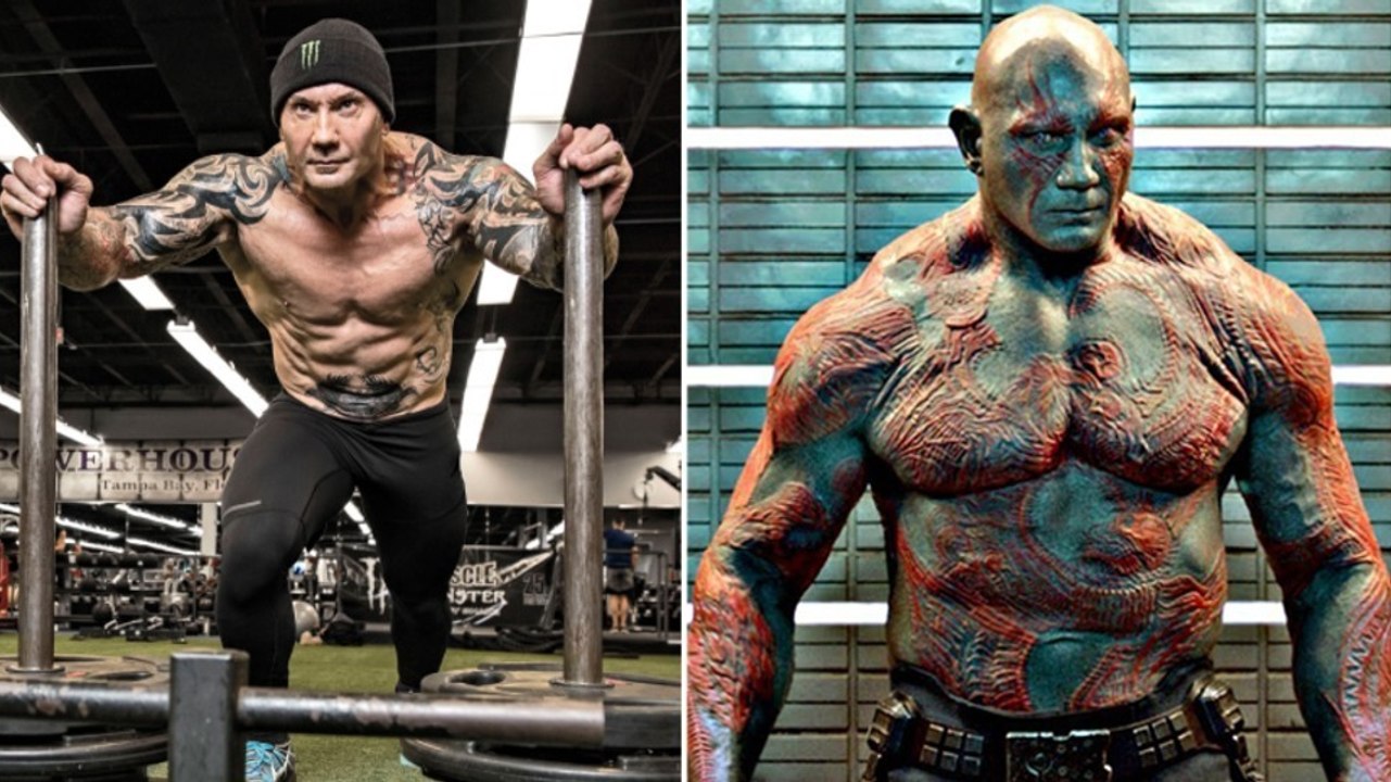 SO hat sich Dave Bautista einen Wahnsinns-Körper für die 'Guardians of the Galaxy' antrainiert!