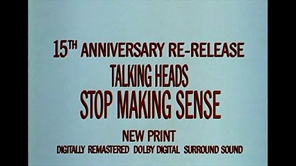 Stop Making Sense Fragman