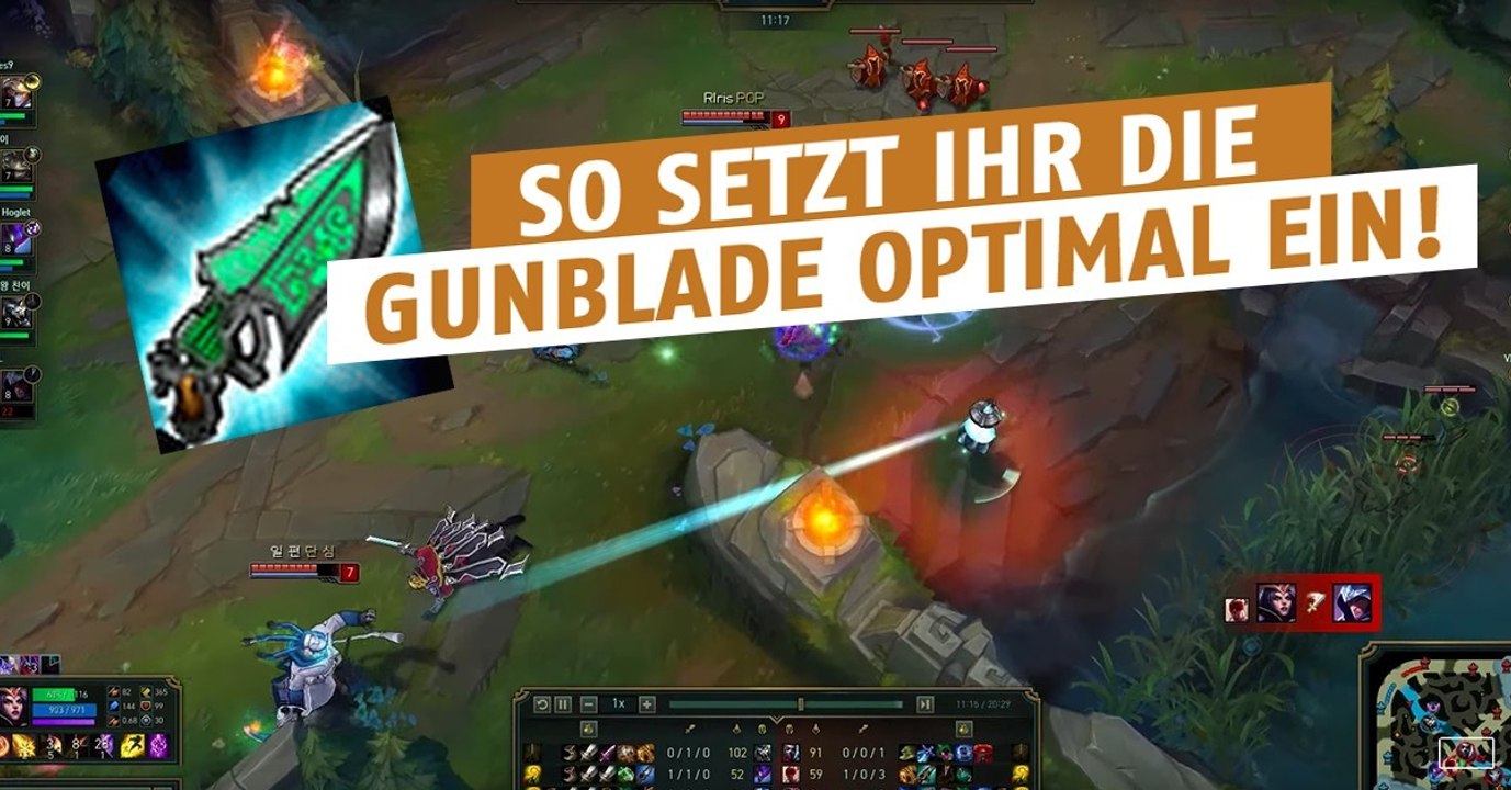 League of Legends: Für diese Mid-Champions ist die Gunblade am besten